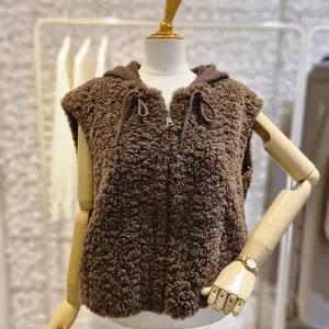 [대구백화점] [무자크]니트후드뽀글이조끼(MQ1WLT03)