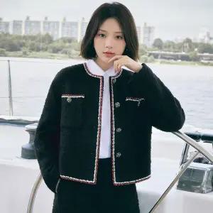 [케네스레이디][BYLYNN]레피넌 트위드 자바라 울 자켓 EWJKOL0100