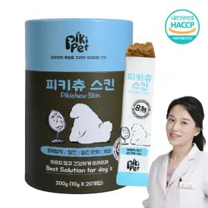 피키펫 강아지 피부 영양제 발사탕 피부병 영양제 습진 발진 비듬
