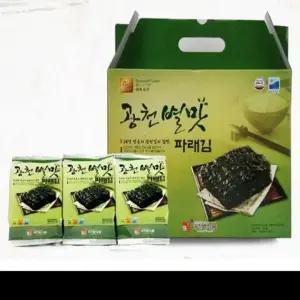 2025 광천 별맛 파래김(식탁용김 12봉) 추석선물세트 손잡이선물세트 선물용김추천 식탁김 조미김