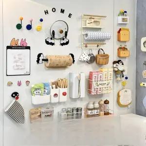 주방 자석 시트지 30x40cm 있음 광택이 타일-화이트 싱크대 보드 마그네틱