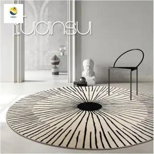 사계절 라운드 러그 놀이방 거실 라운드러그 극세사 광명