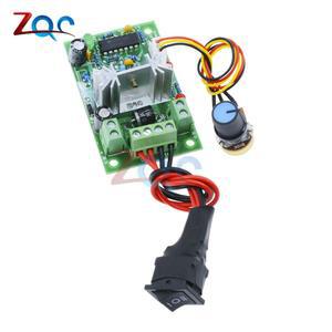 30V 6A 12V 최대 가역 스위치 모터 모듈 속도 보드 컨트롤러 10A 80W 24V PWM 역방향 정방향 제어