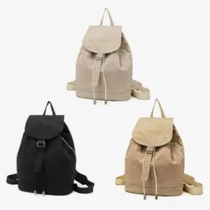 [하프클럽/]캐주얼 데이 캔버스 하이틴리 기본 백팩 학생 여행가