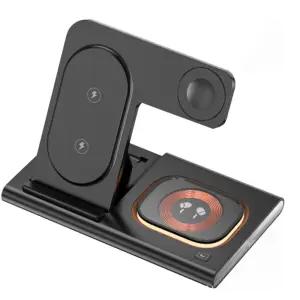 으뜸 폴딩 3IN1 갤럭시용 고속 무선충전기(블랙) 핸드폰차량거치대