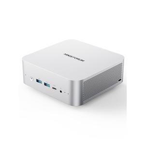 미니스포룸 M1 프로 AI 미니 PC 인텔 코어 울트라 9 285H 16C/16T 최대 5.4GHz 64GB DDR5 2TB SSD 99개의 TOPs 2xUSB4/HDMI/DP 쿼드 디스플레이 2.5G LAN OCuLink 듀얼 스피커/DMIC WiFi 7 BT5.4 Arc 140T GPU