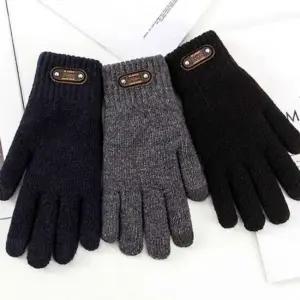 남성 출퇴근 데일리 겨울 외출 두툼 터치 니트 장갑 터치장갑 겨울장갑 방한장갑 스마트폰장갑 장갑