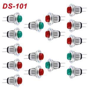5/20/100피스 라운드 8mm 푸시 버튼 스위치 2Pin ON-OFF 미니 소형 순간 리셋 마이크로 DS-101 원형 셀프