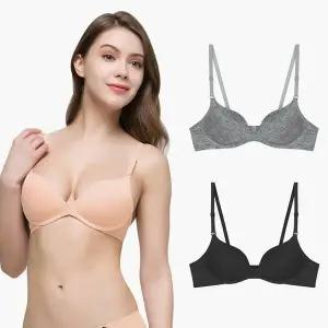 [하프클럽/좋은사람들]제임스딘 몰드 일체형 노와이어 여성 A컵 B컵 볼륨업 여자속옷 뽕브라