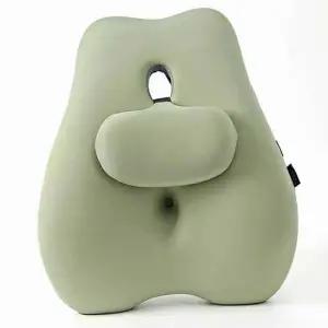 의자 등받이 쿠션 직장인 사무실 방석 자동차 허리 쿠션 자동차 등받이 사무실 의자 메모리폼 방석 직장인