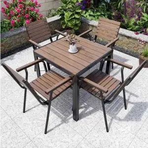 야외 테이블 세트 야외테이블 4인용 카페 정사각형