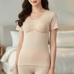 [하프클럽/바풀]바풀 SB VM 183178 여성내복 기모 반팔 보온 브라런닝 노와이어브라