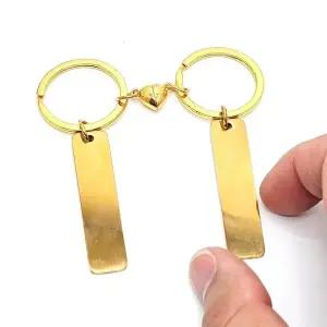 커플 행운 가방 하트 열쇠 키링 WFHURUS