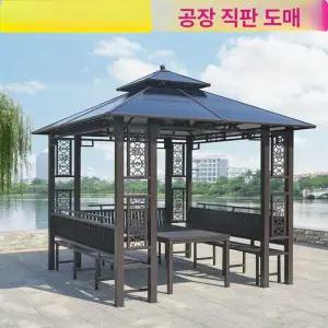 대형 야외 바베큐장 테라스 옥상 캠핑장 캐노피