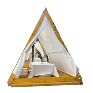 글램핑 오두막 정자 카페 파고라 부스 정원 원목