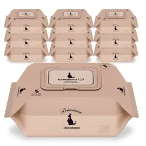 베베망 EWG 1등급 성분 초순수 정제수 99.9% 대용량 아기물티슈_캡형 120매 10팩