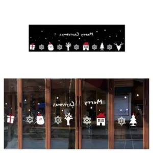 크리스마스 창문 장식 스티커 풍경 인테리어 포인트 그래픽 (WFJ4HV3)