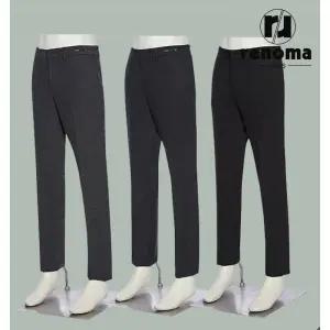 [백화점 정품] 레노마 FW 가을겨울 3종택일 부드러운 촉감 허리밴드 스판 슬랙스 바지 RQKPBP01A