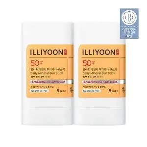 스킨케어 일리윤 데일리 무기자차 선스틱 20g 2입