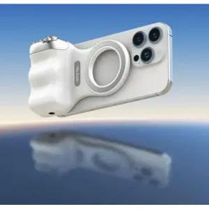 클릭 마그네틱 뷰티 촬영패드 폰그립 자석형 화이트 실버