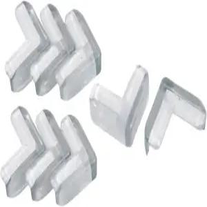 uxcell 가구 유리 테이블 책상 수납장 코너 가드 투명 쿠션 커버 보호 범퍼 8개입