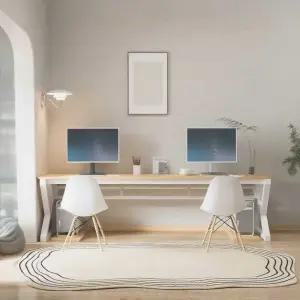 노케이 2인용컴퓨터책상 책상 거실 1인 사무용책상