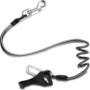 자동차용 안전벨트 신축성 번지 버퍼 개 하네스 래치 바 부착 중형 대형견 츄어용 츄어 방지 목줄 2인치