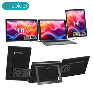 터치스크린듀얼 스크린 노트북 모니터 확장기 휴대용 트리플 디스플레이 회전 가능 FHD 1080P 타입C HD 제