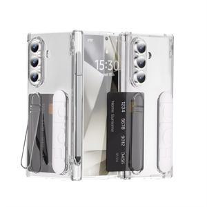 [호환품]삼성 호환 갤럭시 호환 Z 폴드 7 6 5 4 손목밴드 홀더 힌지 카드 슬롯 폰 케이스 펜 및 S펜 스크린