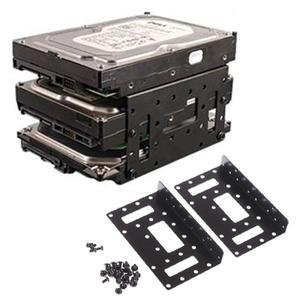 1세트 11UB 수납함 메탈 마운팅 브래킷 2.5인치 어댑터 트레이 HDD 하드 디스크 드라이브 2.5/3.5인치 SSD