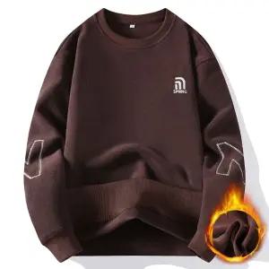 EAMT 여성티셔츠 가호 추동 양면 폴라폴리스 기모 자수 맨투맨 YJ4