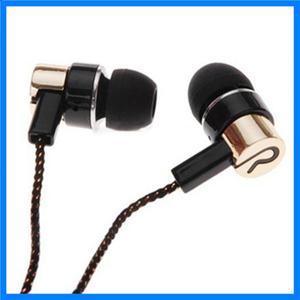 음악 게임 헤드셋 스테레오 소음 감소 TPE 인이어 유선 스테레오 브레이드 이어폰 마이크 포함 3.5mm