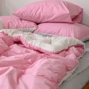 이불 퀸 핑크 차렵이불 극세사 here호텔 (WFJQWRP)