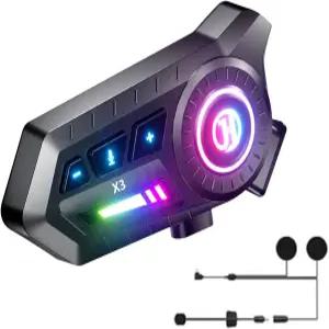 보이스 어시스턴트가 장착된 YYTFY 모터사이클 블루투스 헤드셋 헬멧 스피커 IPX67 방수 및 5.3 /1200mAh