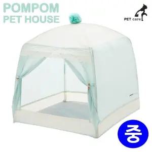 고품질 라이트블루 중 폼폼 텐트하우스 (WFJQNOF)