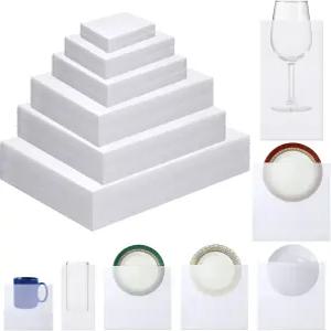 이사용 프렌다 180개 접시 포장 슬리브 - 유리잔 중국산 머그컵 컵 포장용 쿠션 폼 파우치 6종 용품 배송