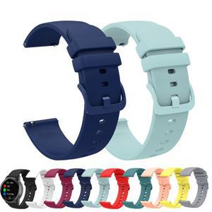 가민 호환 포러너 970 265 745 255M 스트랩용 22mm 실리콘 밴드 Venu 2 3 Vivoactive 4 스마트 호환워치 팔
