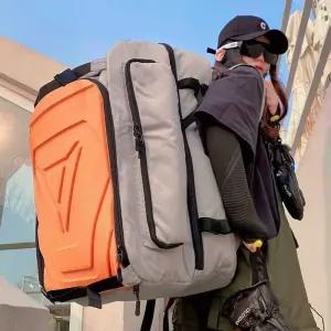 대형 스노우보드 휠백 건습 스키백 C형 탄소섬유 배낭 블루