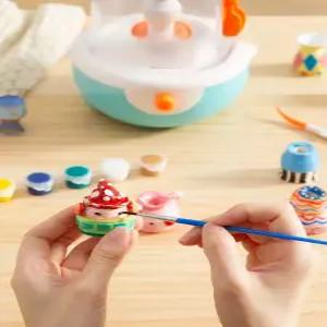 도자기만들기장난감 점토 도예 키트 놀이 회전판 미니