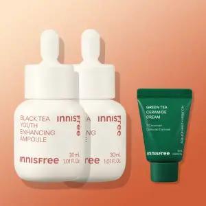 이니스프리 블랙티 유스 인핸싱 앰플 30ml, 2개