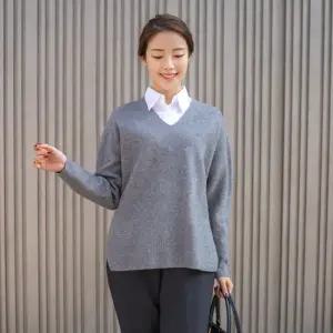 엄마옷 브이넥 니트 티셔츠 1GHJ23939 중년여성 마담 60 70대  빅사이즈 할머니