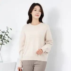 엄마옷 캐시미어 라운드 니트티셔츠 1GHJ24157 중년여성 마담 60 70대  빅사이즈 할머니