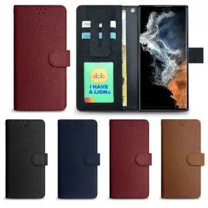 갤럭시S25FE 케이스 플미 소가죽 다이어리 S731 (WFK4F23)