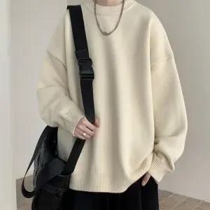 [프로셀러] 라운드넥 루즈핏 풀오버 캐주얼 니트 4컬러 티셔츠