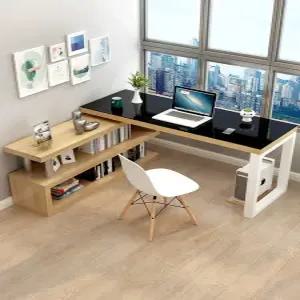 ㄱ자책상 l자형 책장  기역자 1인용컴퓨터책상 코너책상  코너형 책상