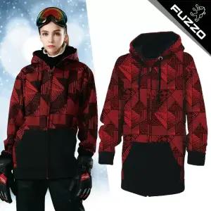 푸조 보드/스키복 톨후드집업 (FZ816-2) 레드_11