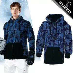 푸조 보드/스키복 톨후드집업 (FZ816-1) 블루_11