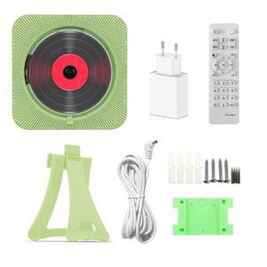 시디플레이어 스테레오 스피커 플레이어 휴대용 블루투스 호환 원격 USB 헤드폰과 함께 차량용 가정용 호환 가능