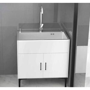 탕비실싱크대 소형 주방 세면대 싱글 스텐 사각 51cm 60CM 애벌세탁 간이개수대