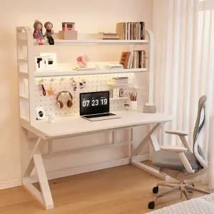 타공판책상 철제 타공판 데스크 상부장 타공보드